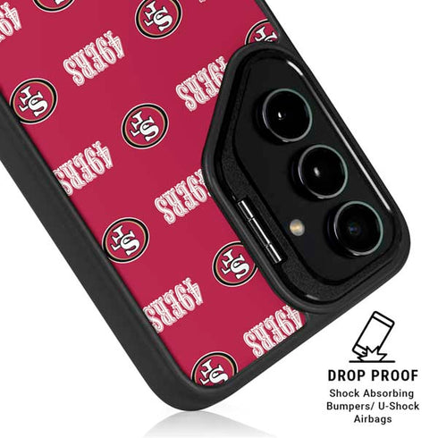 NFL San Francisco 49ers Blitz Series Galaxy S24 FE Kickstand Case